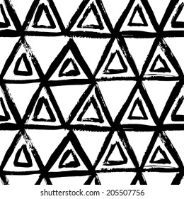 Seamless abstract hand drawn pattern. Vector illustration