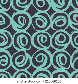 Seamless abstract hand drawn pattern. Vector illustration