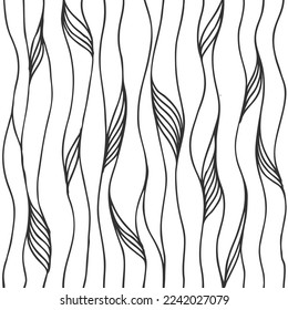 Seamless abstract hand drawn pattern