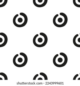 seamless abstract hand drawn pattern with circles and dots