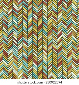 Seamless abstract hand drawn pattern. Vector illustration