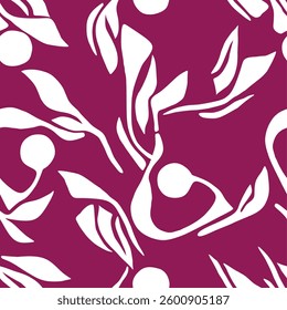 Seamless abstract hand drawn pattern. Vector Illustration.