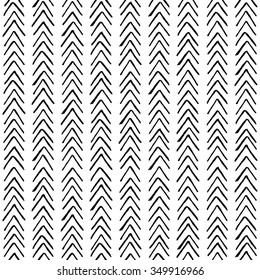 Seamless abstract hand drawn pattern