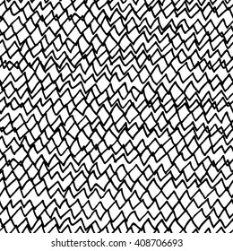 Seamless abstract hand drawn pattern