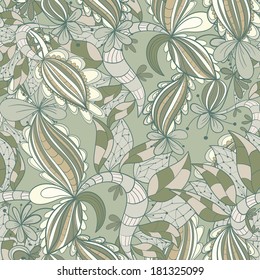 Seamless abstract hand-drawn pale texture. Pastel color. Endless floral pattern. Can be used for wallpaper, pattern, backdrop, surface textures. color seamless floral background