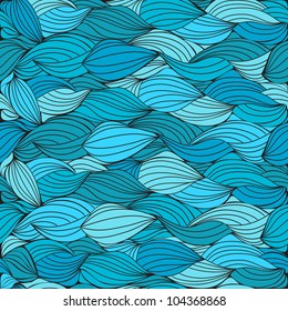 Seamless abstract hand-drawn pattern.