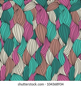 Seamless abstract hand-drawn pattern.