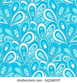 Seamless abstract hand-drawn pattern.