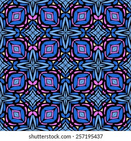 Seamless abstract hand-drawn pattern
