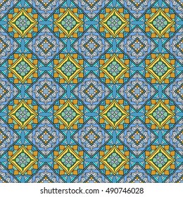 Seamless abstract hand-drawn pattern