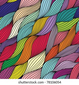 seamless abstract hand-drawn pattern