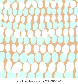 Seamless abstract hand-drawn pattern. Colorful polka dots pattern.Seamless pattern can be used for wallpaper, pattern fills, web page background,surface textures. Gorgeous seamless floral background