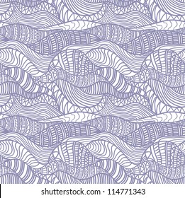 Seamless abstract hand-drawn pattern. May be used as background.