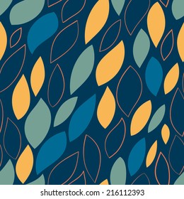 Seamless abstract hand-drawn pattern. Vector illustration. Seamless texture.