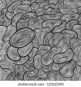 seamless abstract hand-drawn pattern, waves background. Seamless pattern can be used for wallpaper, pattern fills, web page background,surface textures. Gorgeous seamless floral background