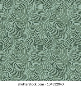 seamless abstract hand-drawn pattern with waves
