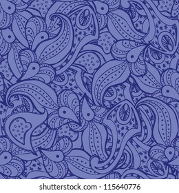 Seamless abstract hand-drawn pattern, wavy background. Seamless pattern can be used for wallpaper, pattern fills, web page background,surface textures.