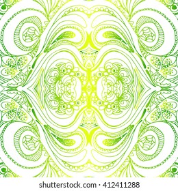 Seamless abstract hand-drawn retro waves pattern, wavy background. Seamless pattern can be used for wallpaper, pattern fills, web page background,surface textures.