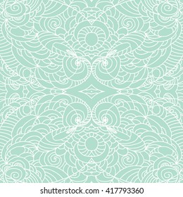 Seamless abstract hand-drawn retro waves pattern, wavy background. Seamless pattern can be used for wallpaper, pattern fills, web page background,surface textures.