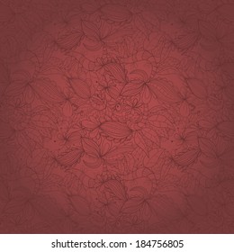Seamless abstract hand-drawn texture. Pale pastel dark color. Endless floral pattern. Can be used for wallpaper, pattern, backdrop, surface textures. color seamless floral background