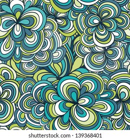 Seamless abstract hand-drawn vector retro pattern. Seamless pattern can be used for wallpaper, pattern fills, web page background,surface textures.