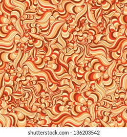 Seamless abstract hand-drawn waves pattern, wavy background, seamless pattern can be used for wallpaper, pattern fills, web page background,surface textures, gorgeous seamless floral background