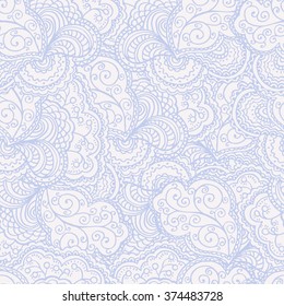 Seamless abstract hand-drawn waves pattern. Seamless pattern can be used for wallpaper, pattern fills, web page background,surface textures. Seamless floral background