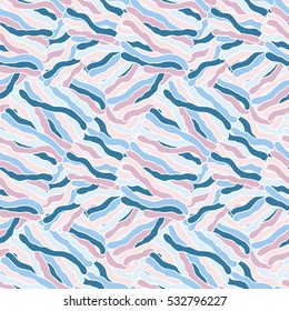 Seamless abstract hand-drawn waves pattern, wavy background. Can be used for wallpaper, pattern fills, web page, surface textures.