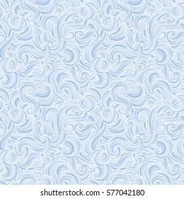 Seamless abstract hand-drawn waves pattern, wavy background. Seamless pattern can be used for wallpaper, pattern fills, web page background,surface textures. Gorgeous seamless background