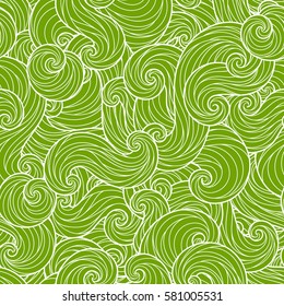 Seamless abstract hand-drawn waves pattern, wavy background. Seamless pattern can be used for wallpaper, pattern fills, web page background,surface textures. Gorgeous seamless background