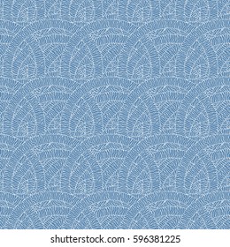 Seamless abstract hand-drawn waves pattern, wavy background. Can be used for wallpaper, pattern fills, web page, surface textures.