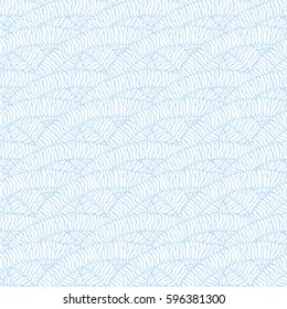 Seamless abstract hand-drawn waves pattern, wavy background. Can be used for wallpaper, pattern fills, web page, surface textures.