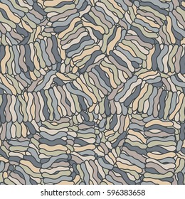 Seamless abstract hand-drawn waves pattern, wavy background. Can be used for wallpaper, pattern fills, web page, surface textures.