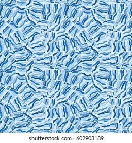 Seamless abstract hand-drawn waves pattern, wavy background. Can be used for wallpaper, pattern fills, web page, surface textures.