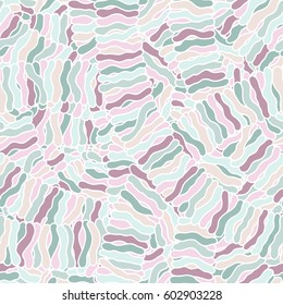 Seamless abstract hand-drawn waves pattern, wavy background. Can be used for wallpaper, pattern fills, web page, surface textures.