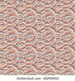 Seamless abstract hand-drawn waves pattern, wavy background. Can be used for wallpaper, pattern fills, web page, surface textures.