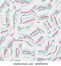 Seamless abstract hand-drawn waves pattern, wavy background. Can be used for wallpaper, pattern fills, web page, surface textures.