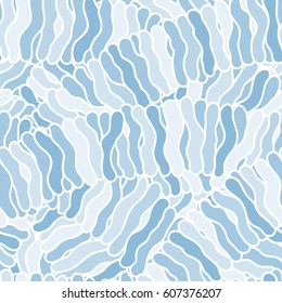 Seamless abstract hand-drawn waves pattern, wavy background. Can be used for wallpaper, pattern fills, web page, surface textures.