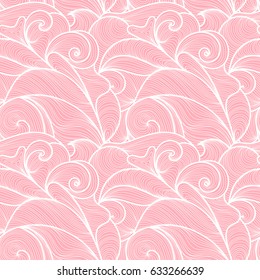 Seamless abstract hand-drawn waves pattern, wavy background. ?an be used for wallpaper, pattern fills, web page background,surface textures. 