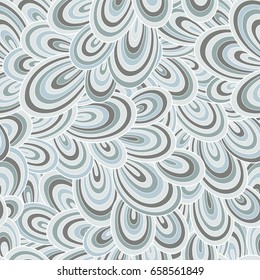 Seamless abstract hand-drawn waves pattern, wavy background. Seamless pattern can be used for wallpaper, pattern fills, web page background,surface textures. Gorgeous seamless background