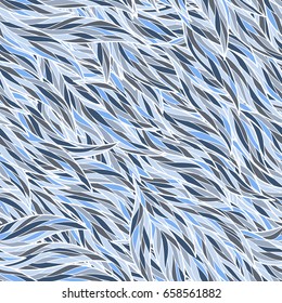 Seamless abstract hand-drawn waves pattern, wavy background. Seamless pattern can be used for wallpaper, pattern fills, web page background,surface textures. Gorgeous seamless nature background