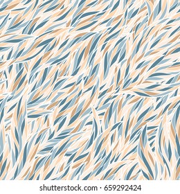 Seamless abstract hand-drawn waves pattern. Can be used for wallpaper, pattern fills, web page background,surface textures.