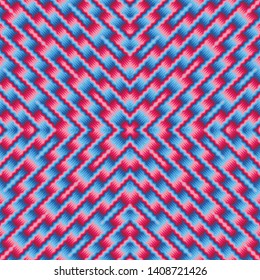 Seamless Abstract Hatched Zig Zag Background Pattern Tile