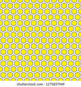 Seamless abstract honeycomb pattern background. Ideal for packaging and label designs.