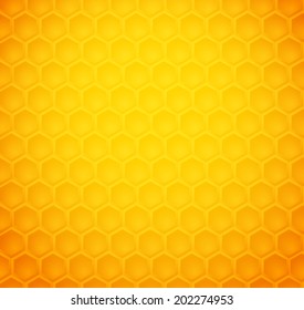 Seamless abstract honeycomb pattern (vector)