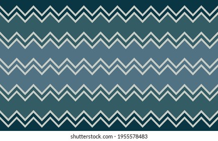 Seamless abstract horizontal lines zigzag pattern