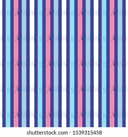 Seamless abstract ikat pattern with multicolored stripes.
