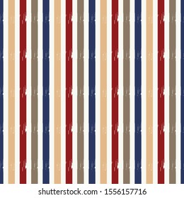 Seamless abstract ikat pattern with multicolored stripes.
