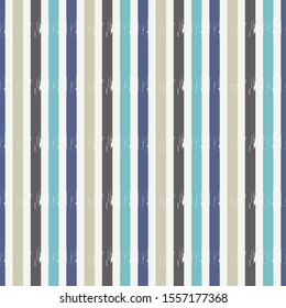 Seamless abstract ikat pattern with multicolored stripes.
