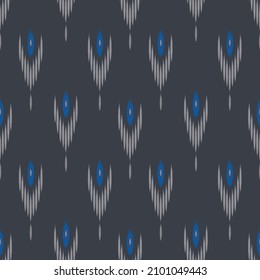 Seamless abstract ikat pattern.Abstract background for textile design.